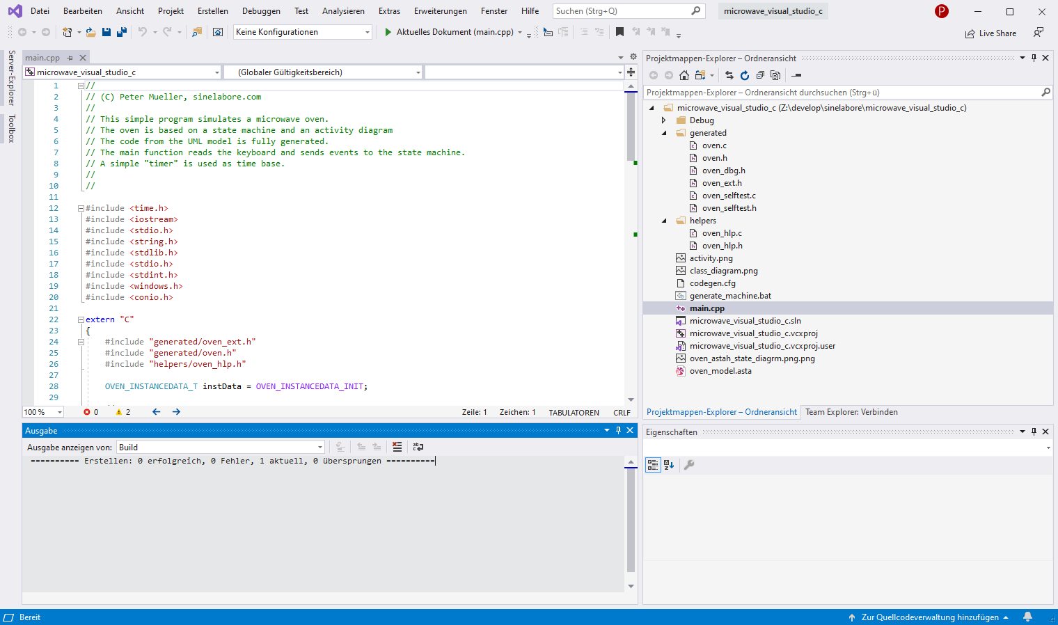 Visual Studio Console Project