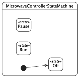 Statemachine first step - Basic state machine with Off, Run, and Pause states Statemachine first step - Basic state machine with Off, Run, and Pause states